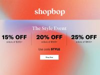Verfris je kast dit najaar en bespaar op Shopbop’s The Style Event